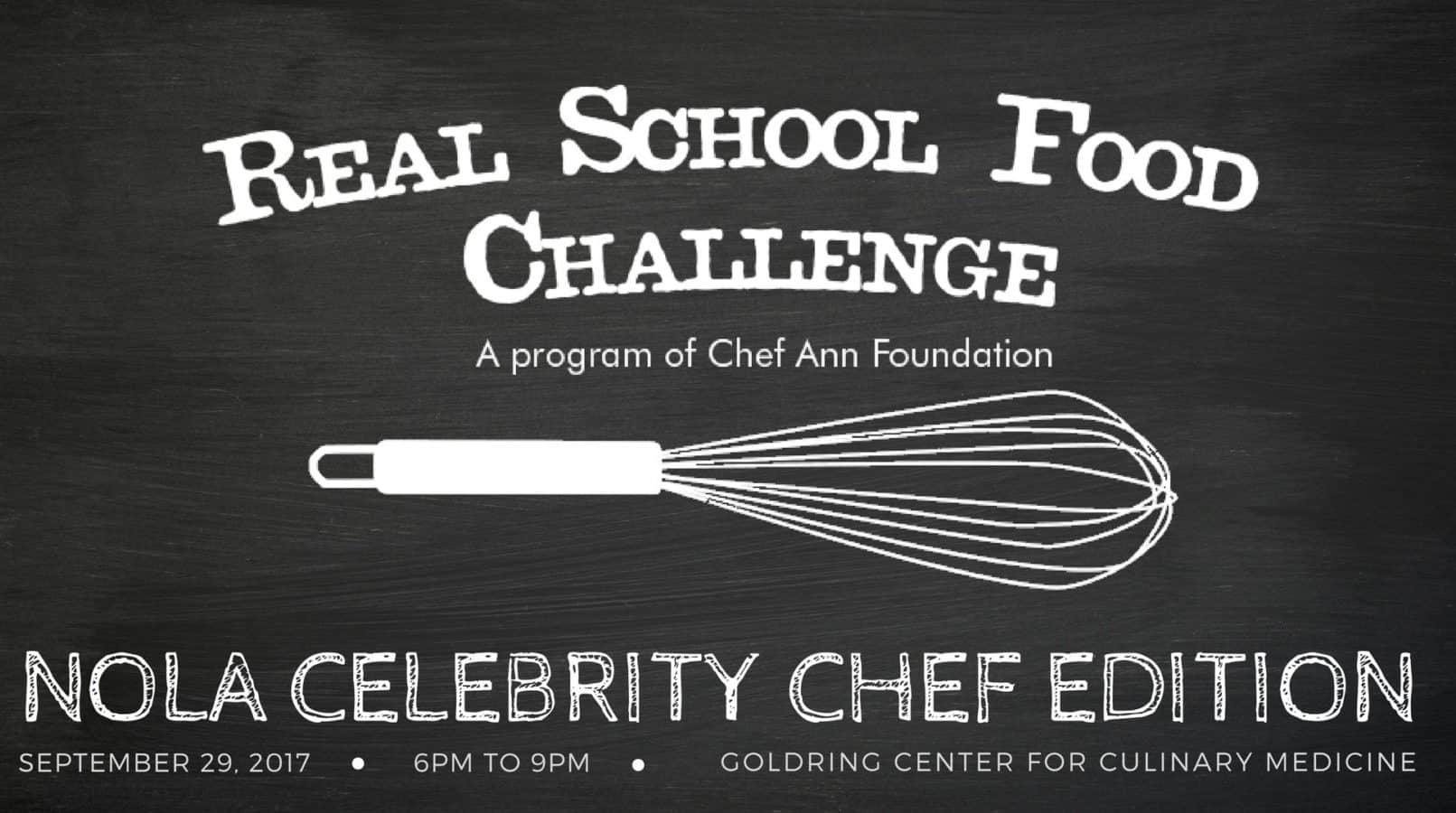 厨师安基金会是具有挑战性的一群新奥尔良最著名的厨师来创建健康学校午餐食谱仅为1.25美元每顿饭。