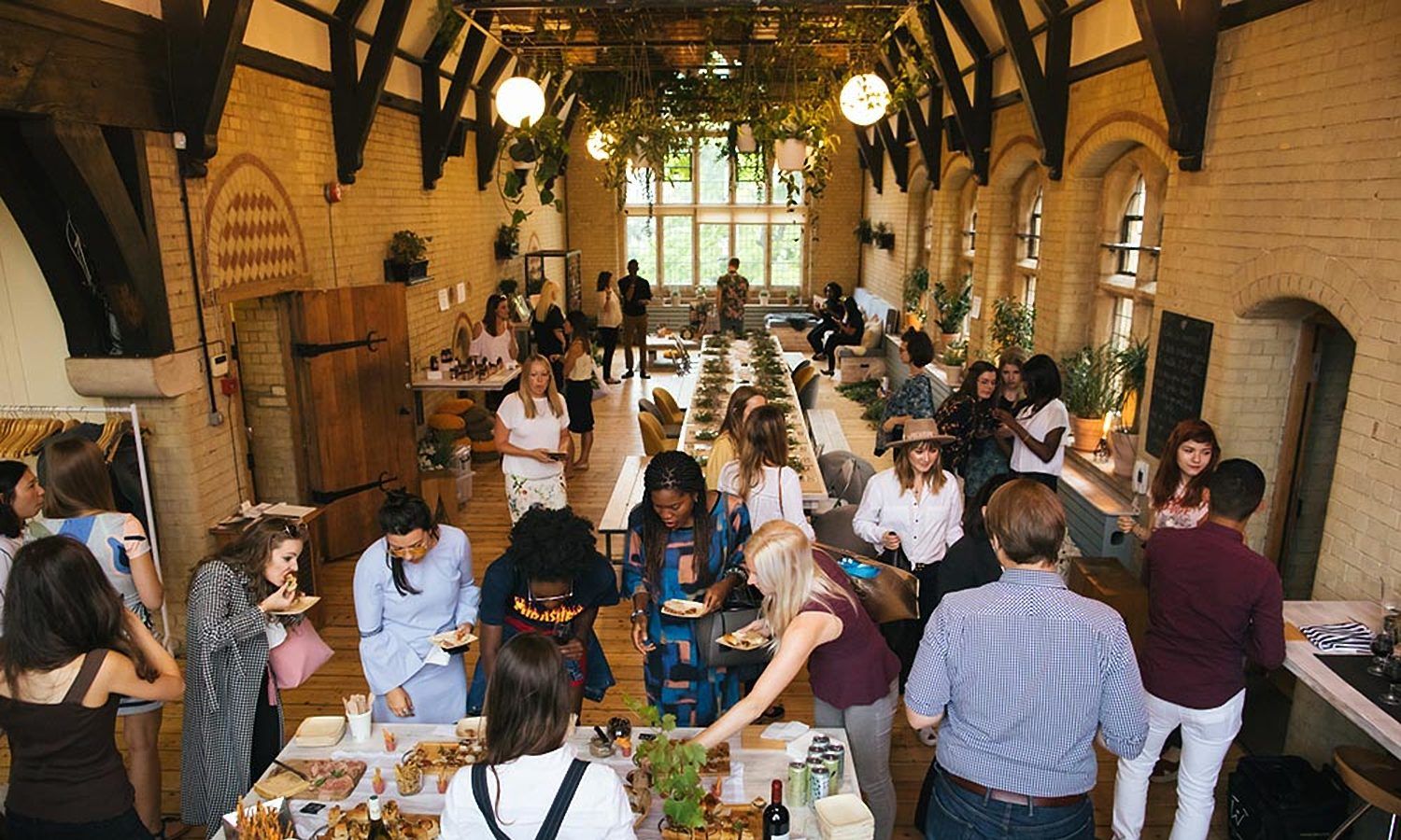 Social entreprise Elysia Catering serves breakfasts and aperitifs at London events using food surplus from artisan producers.