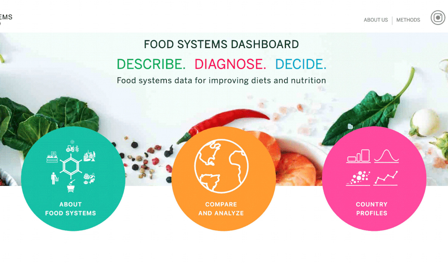 约翰·霍普金斯（Johns Hopkins）联盟为更健康的世界，收益和粮农组织创建了食品系统仪表板，以汇总必要的数据，以描绘230多个国家 /地区的食品系统。
